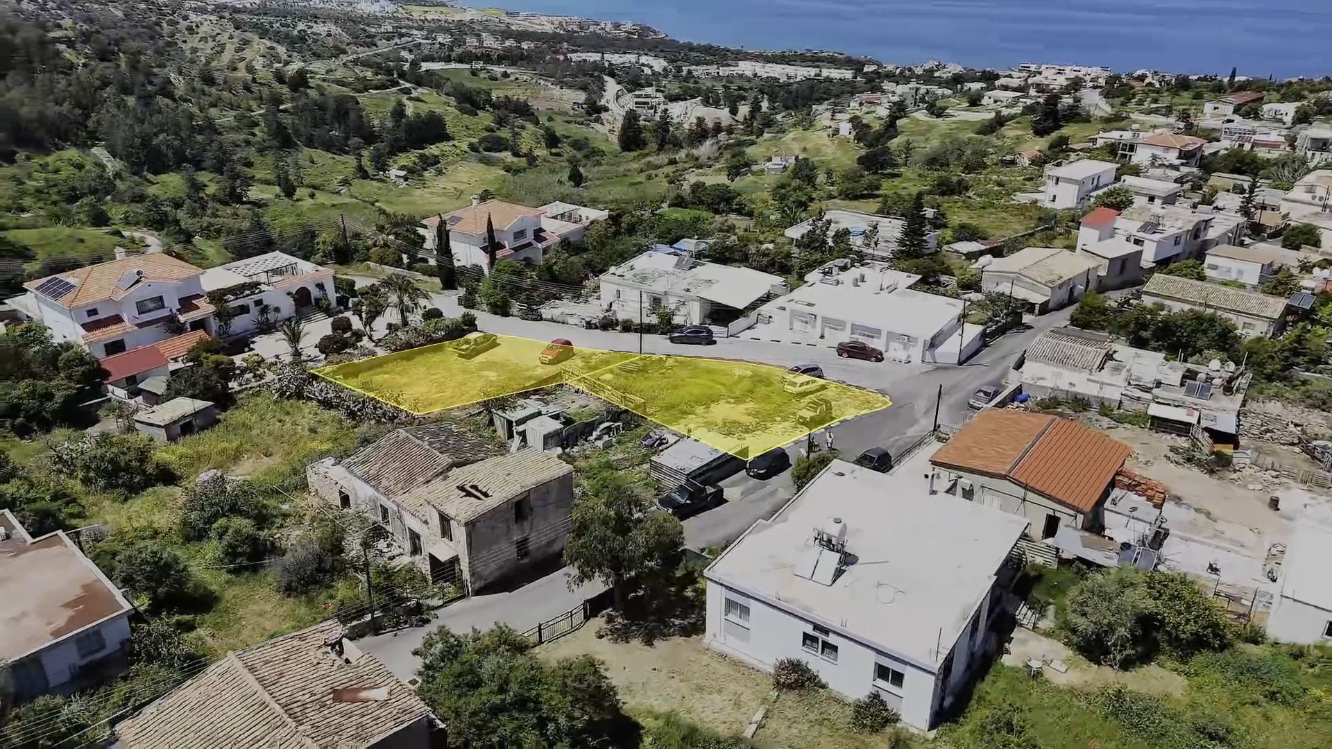Kıbrıs hava çekimi — villa